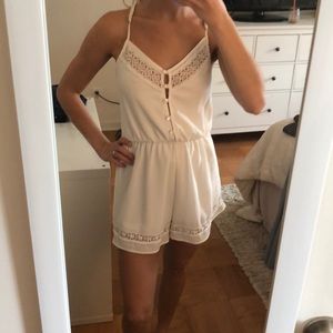 White Lulus romper
